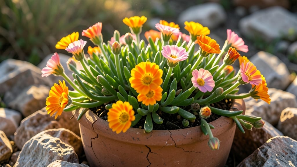 Portulaca Succulent-Like Flowers for Dry Soil