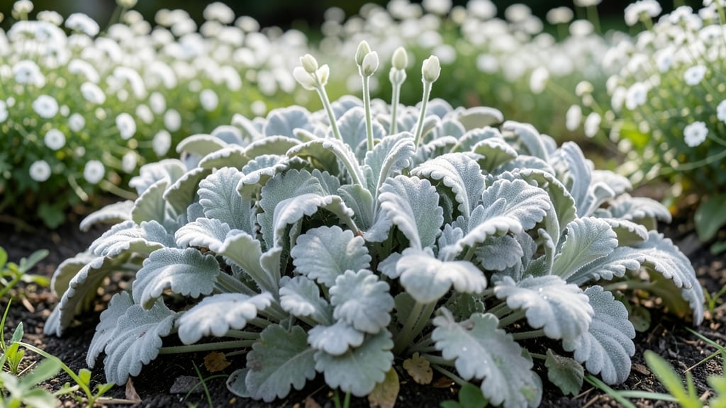 Lamb's Ear for Textural Contrast