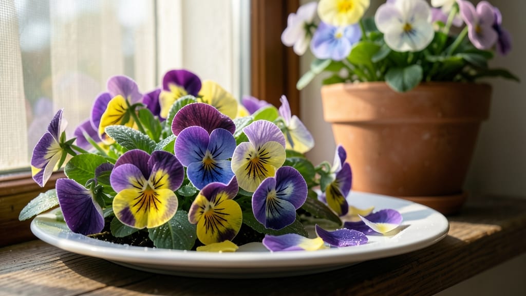 Pansies for Edible Beauty