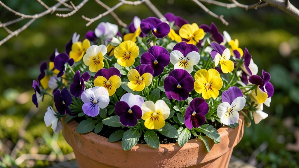 Violas Mixed Color Containers