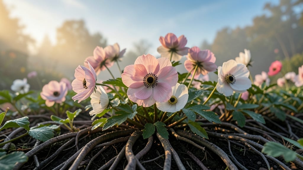 Japanese Anemone (Anemone × hybrida)