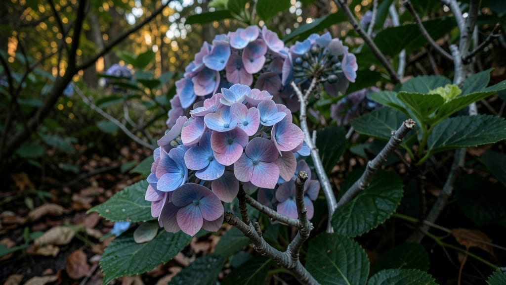 Smooth Hydrangea 'Grandiflora' for Classic Blue-Pink Flowers