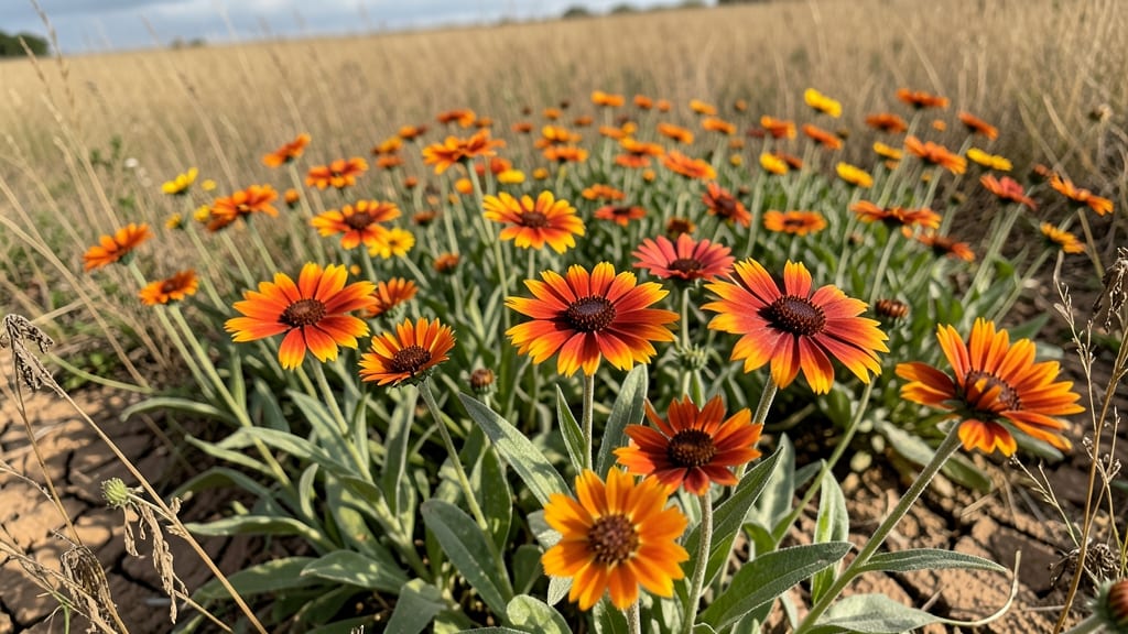 Blanket Flower Spreads with Vibrant Hues