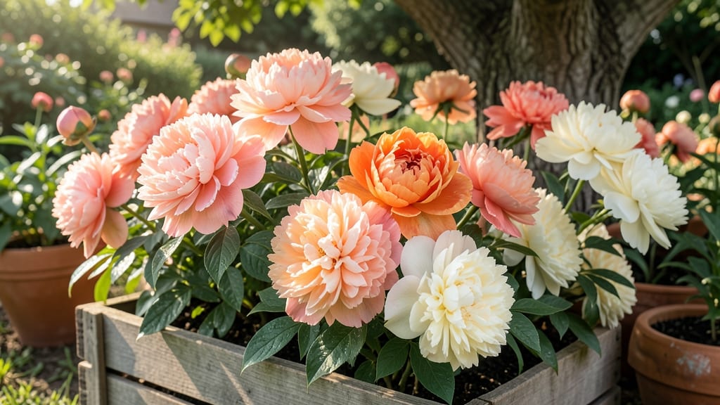 Lush Garden Peonies for Romantic Elegance