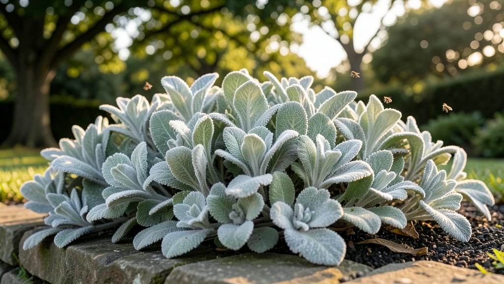 Lamb's Ear with Fuzzy Silver Leaves