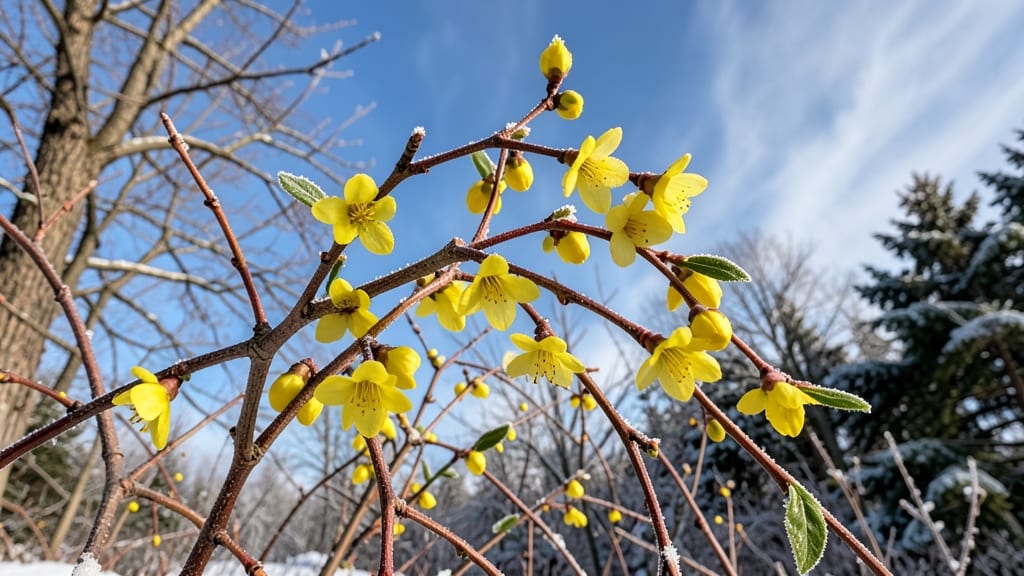 Winter Jasmine: Fragrant Yellow Clusters for Sunny Walls
