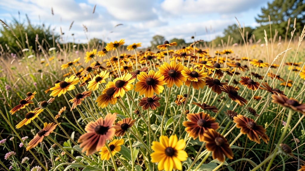 Black-Eyed Susan Mix: Multi-Colored Summer Display