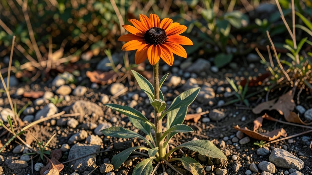 Black-Eyed Susan: Rustic Orange Beauty