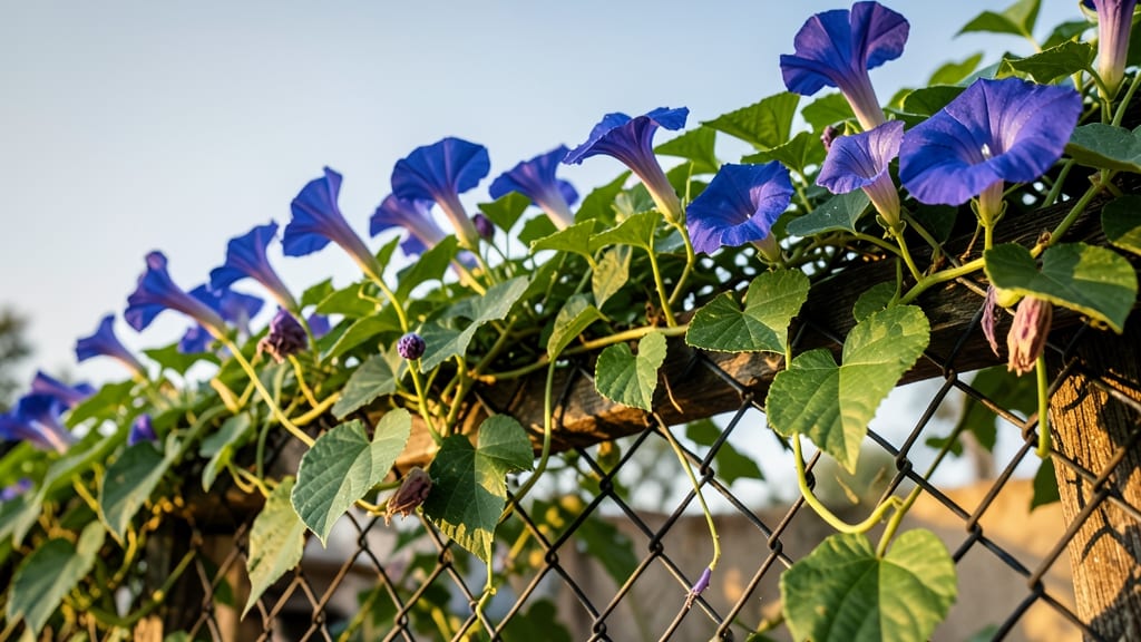 Morning Glory Heavenly Blue Variety