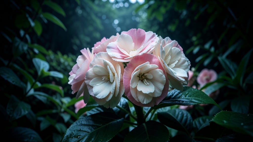 Begonia Elatior with Glossy Leaves