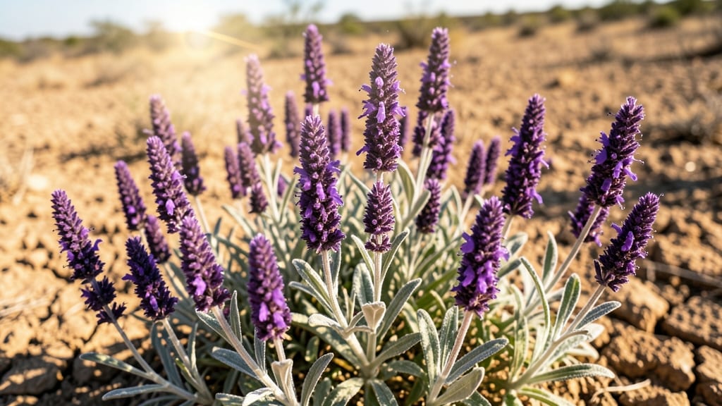 Mexican Bush Sage (Salvia leucantha)