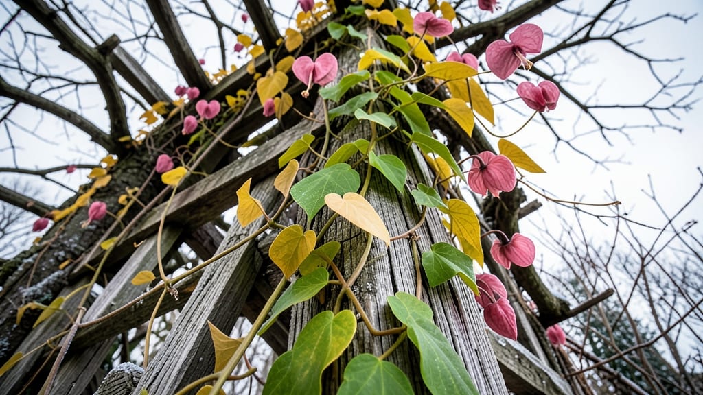 Bleeding Heart Vine for Vertical Interest
