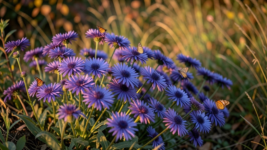 Asters for Purple-Packed Late-Season Drama