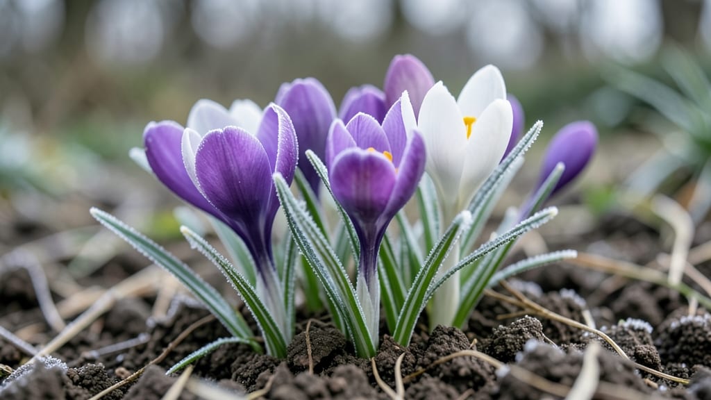 Crocus Flowers for Early Pollinators