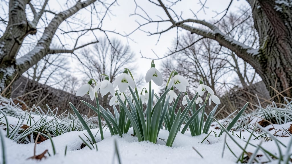 Snowdrops Galanthus: Tiny White Flowers That Poke Through Snow
