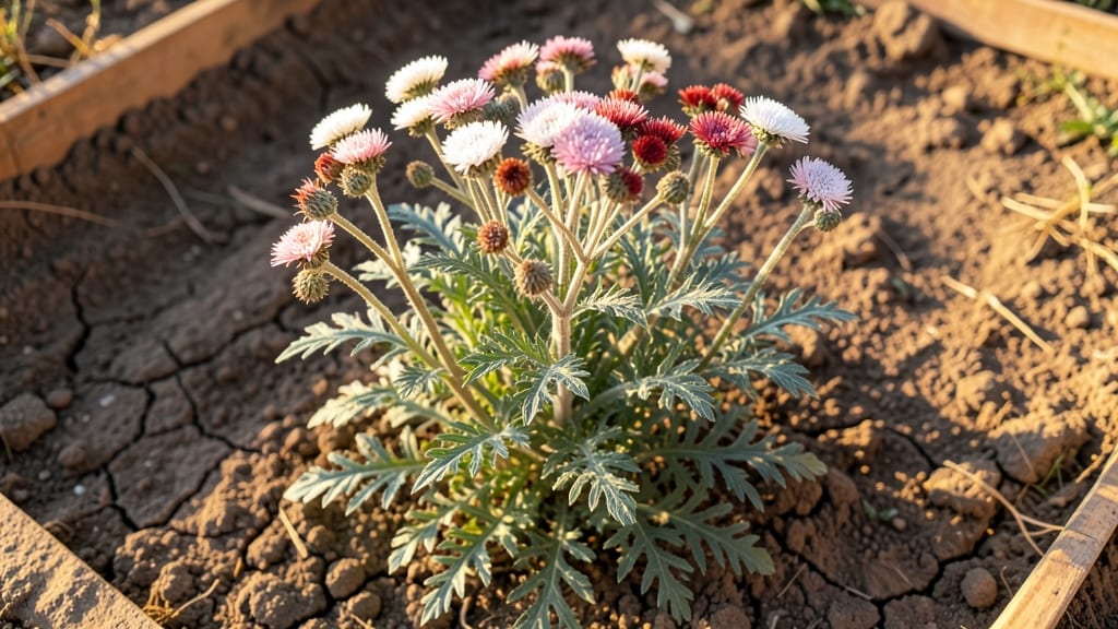 Yarrow: Fern-Like Foliage with Flat-Topped Clusters