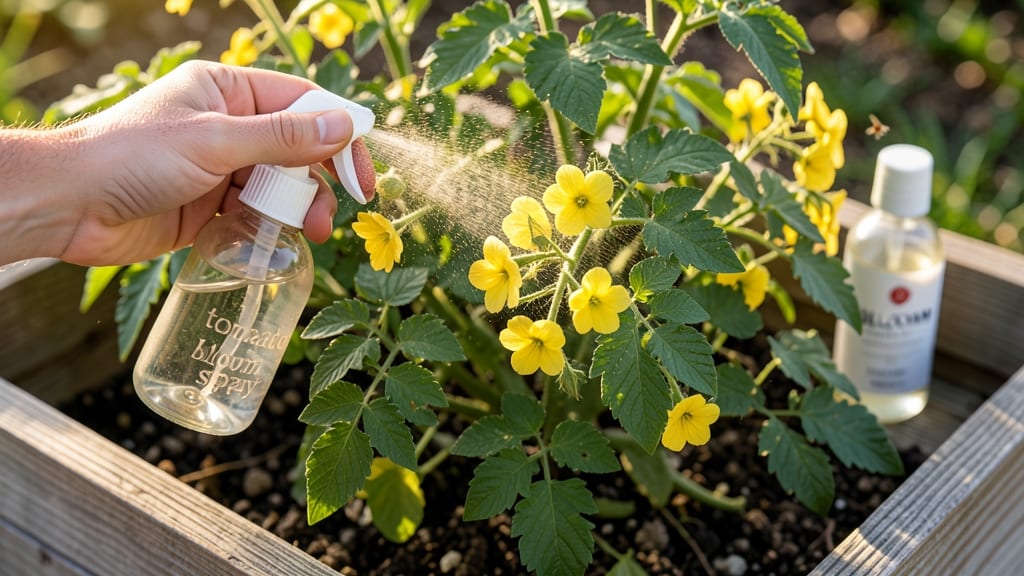 Tomato Bloom Spray: Heat-Triggered Purple Rebloom Revival