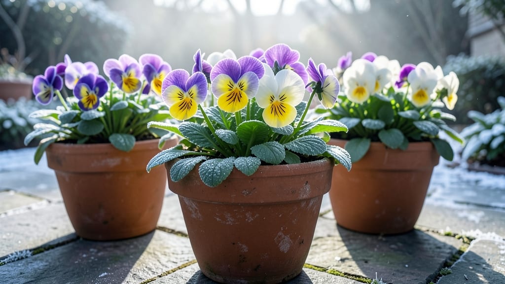 Pansy Cold-Hardy Annuals In Containers