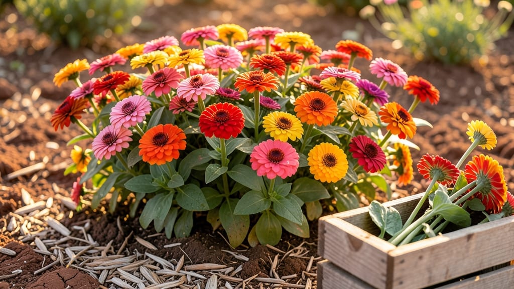 Zinnia Profusion Series: Rainbow Blanket