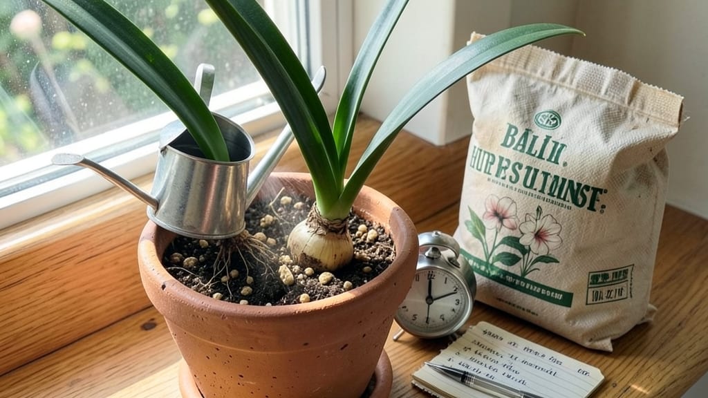 How Do I Get My Amaryllis to Bloom After It Grows Long Leaves: Trick the Plant Into Flowering After Leaf Growth