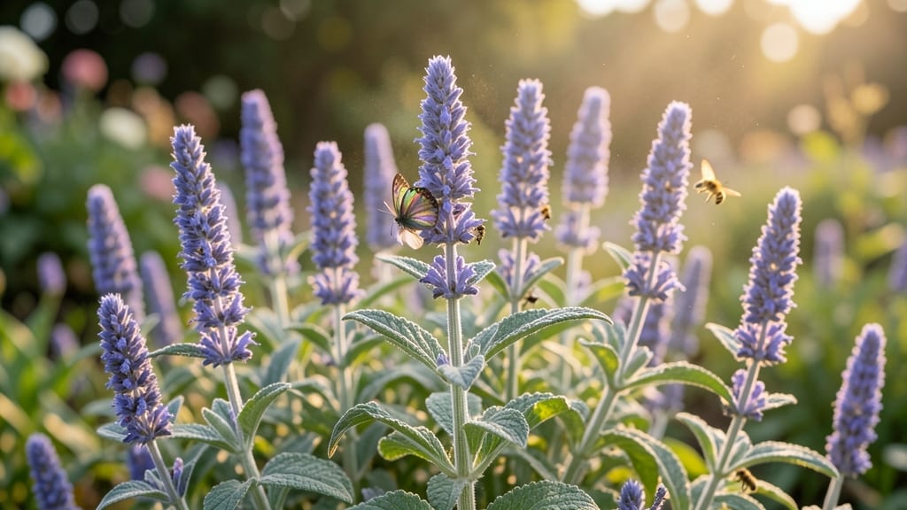 Catmint for Lavender Blue Spikes and Pollinator Magnet
