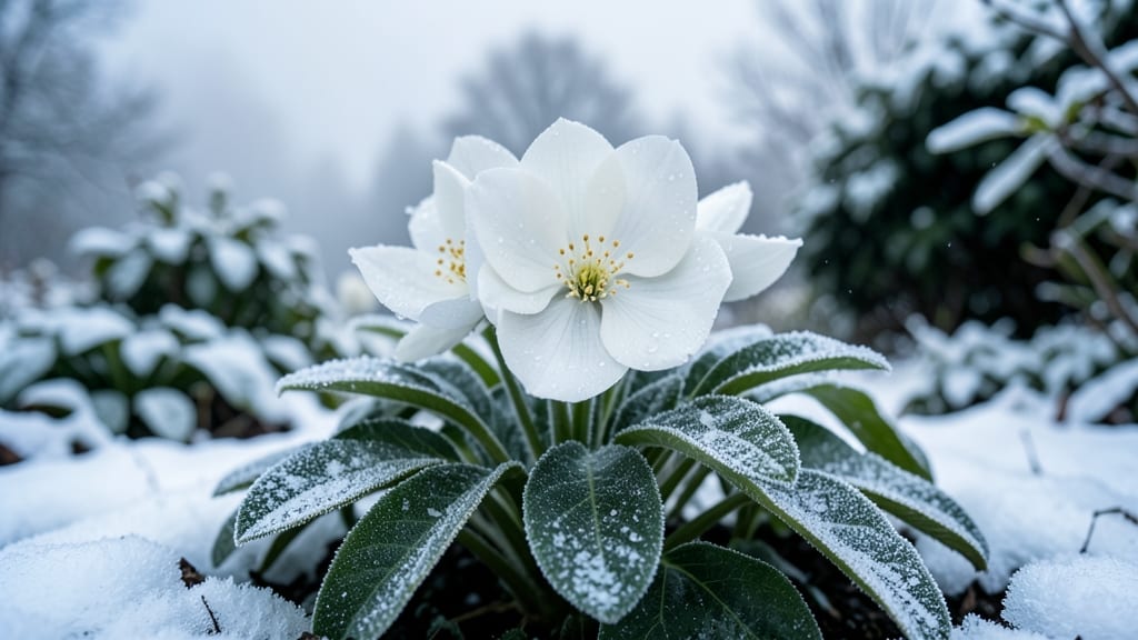 Christmas Rose Helleborus niger: Classic White Blooms for Holiday Cheer