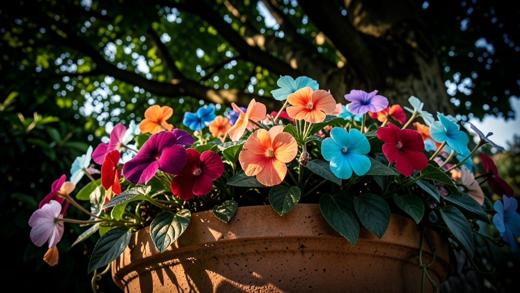 Impatiens Walleriana for Continuous Color
