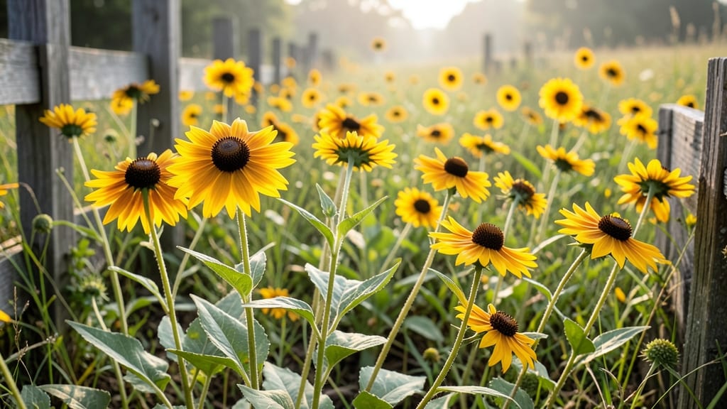 Black-Eyed Susan's Golden Summer Display