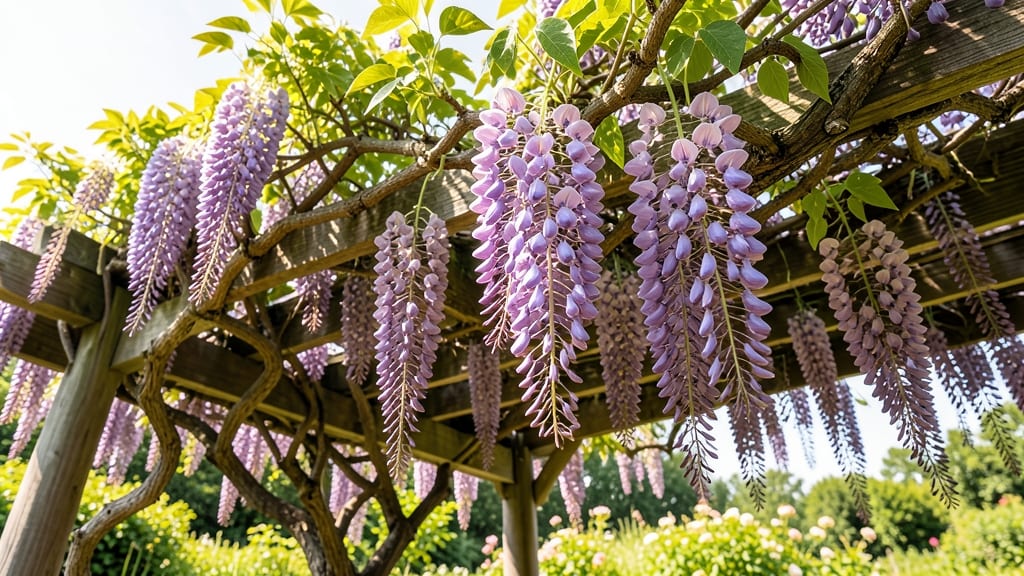 Wisteria Floribunda: Dramatic Purple Cascade