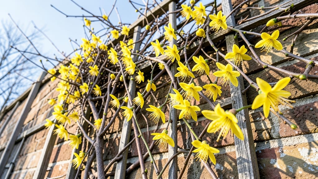 Winter Jasmine Climbing Beauty for Walls