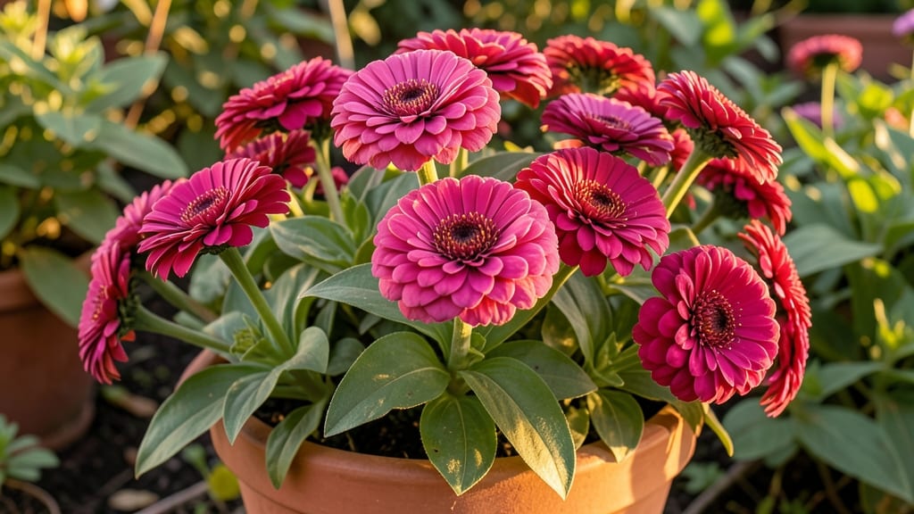 Zinnia Profusion Pink