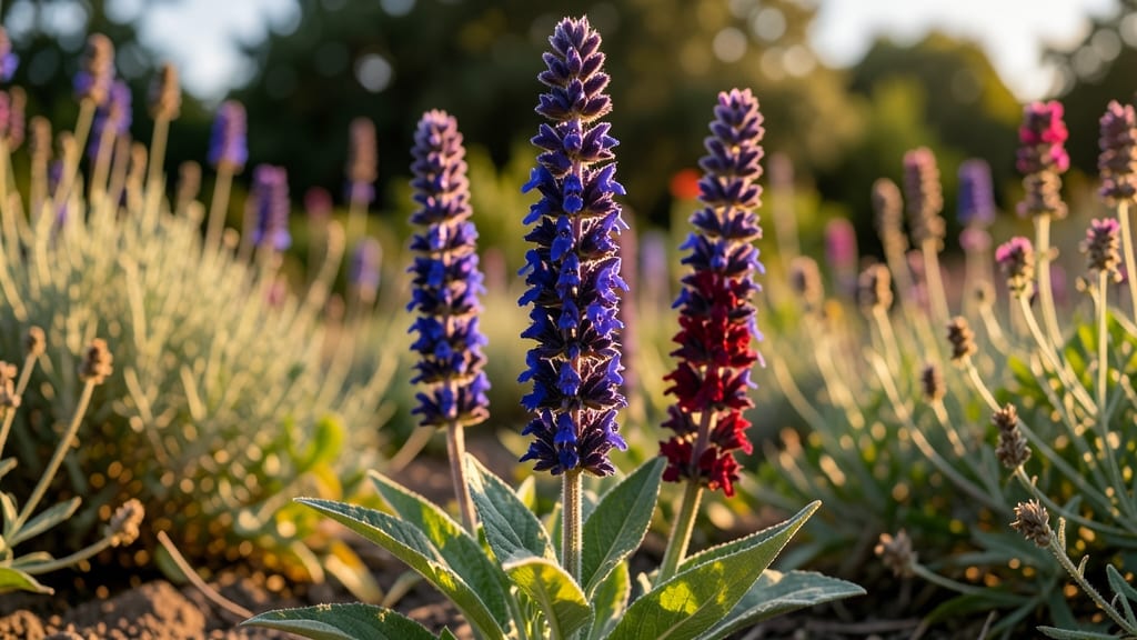 Salvia Offers Dramatic Vertical Interest