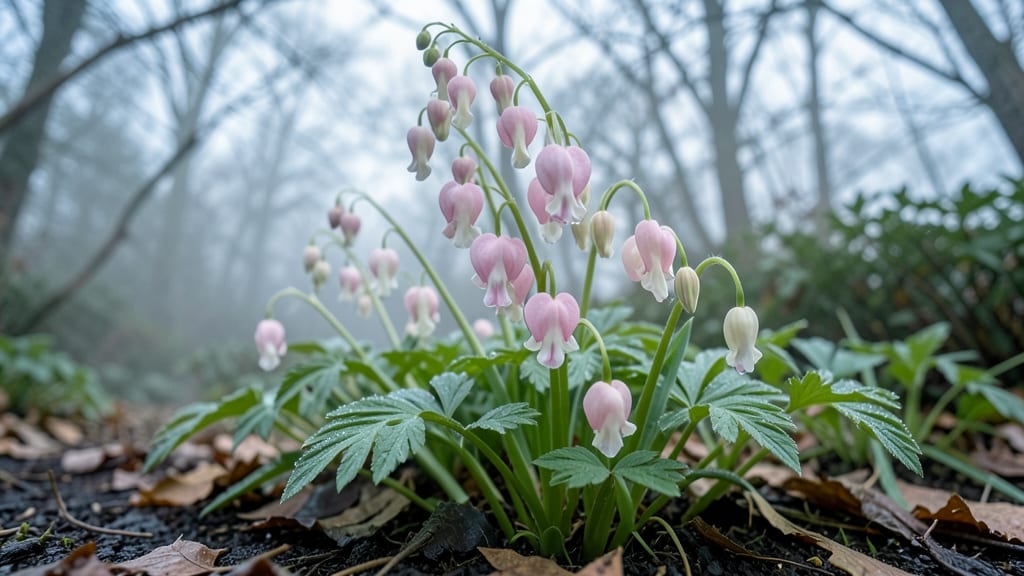 Bleeding Heart: Heart-Shaped Pink and White Charms