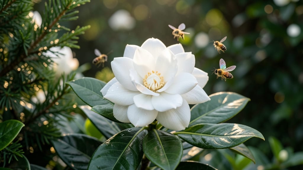 Dwarf Gardenia with Fragrant White Flowers