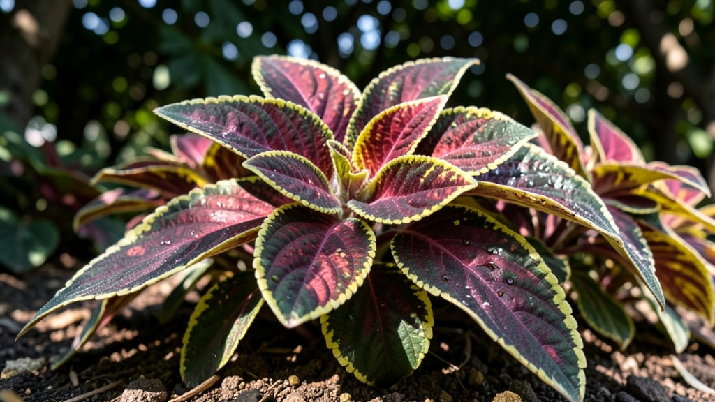 Coleus' Variegated Deer-Proof Foliage