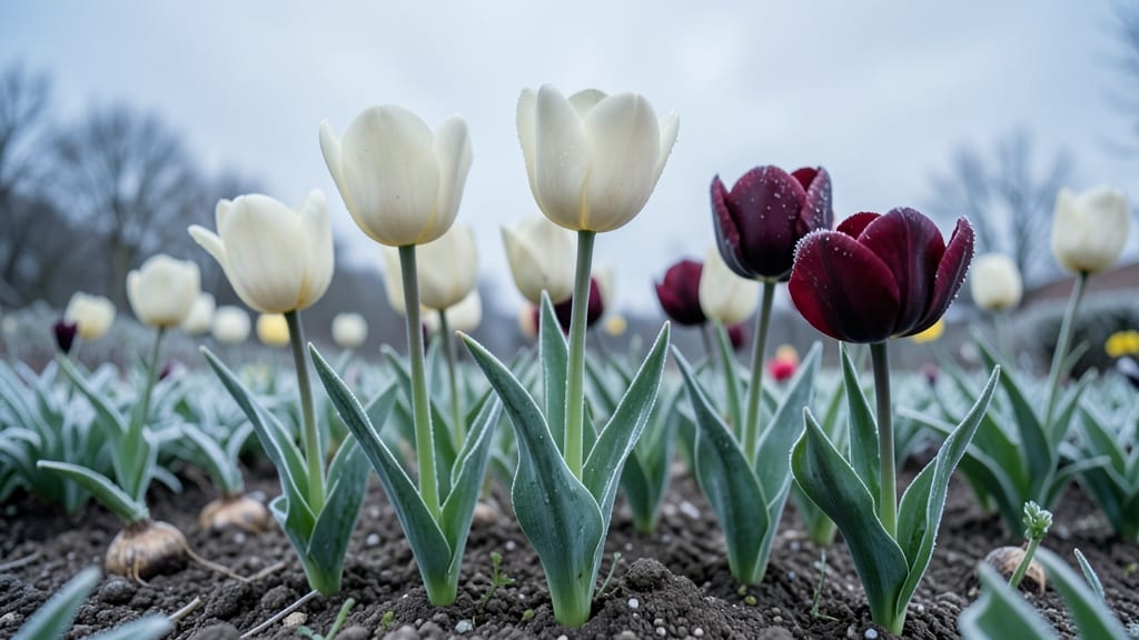 Tulips That Defy Frost