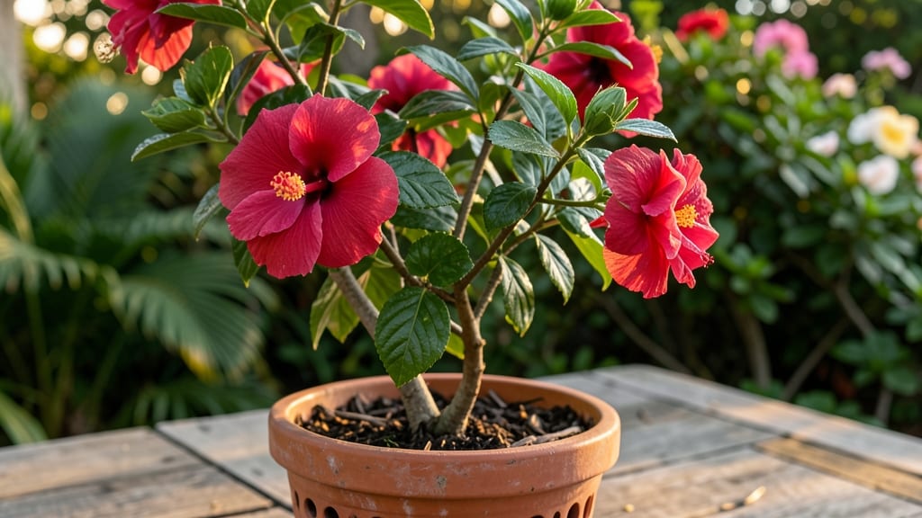 Double Bloom Hibiscus Plant: Pruning Triggers for 30% More Flowers