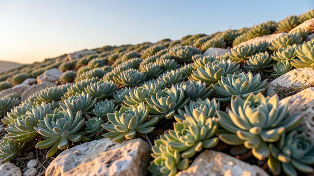 Hen and Chicks 'Sempervivum' for Succulent Ground Cover