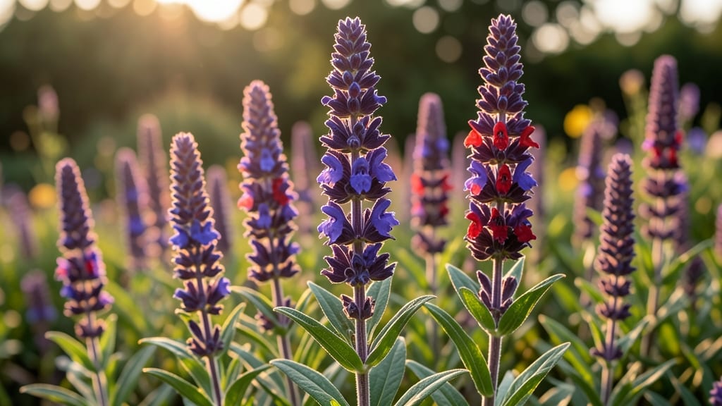 Salvia's Spiky Deer-Defying Blooms