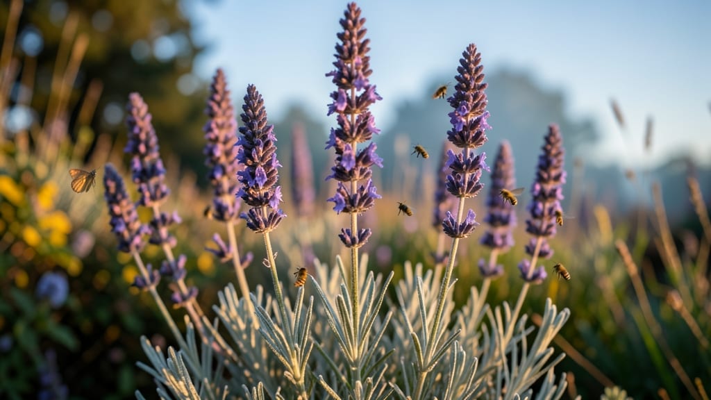 Russian Sage's Fragrant Purple Spires