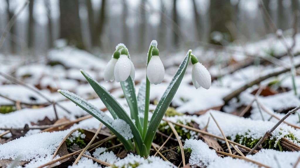 Snowdrops Tiny White Harbingers