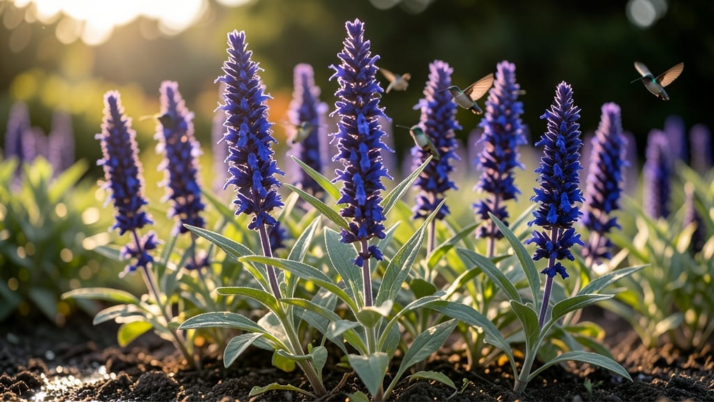 Salvia: Spiky Blue-Purple Elegance