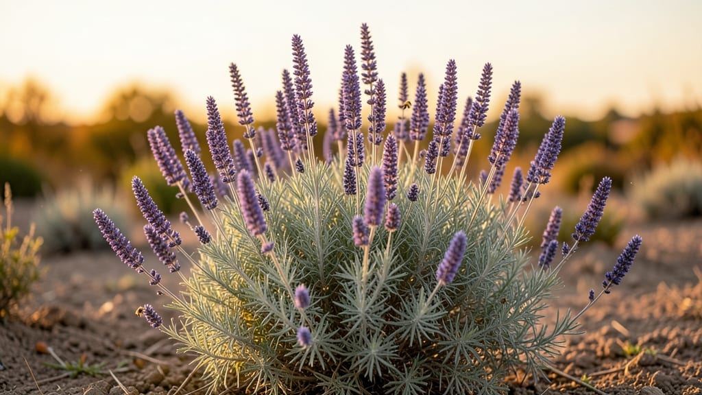 Russian Sage: Fragrant Lavender-Purple Spikes