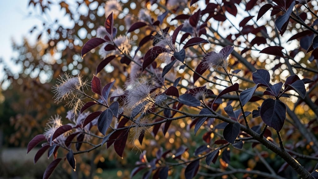 Smoke Bush for Velvet Purple Leaves