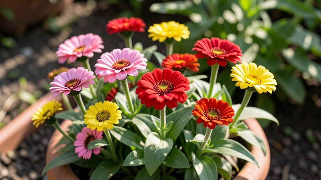 Zinnia 'Thumbelina' Series