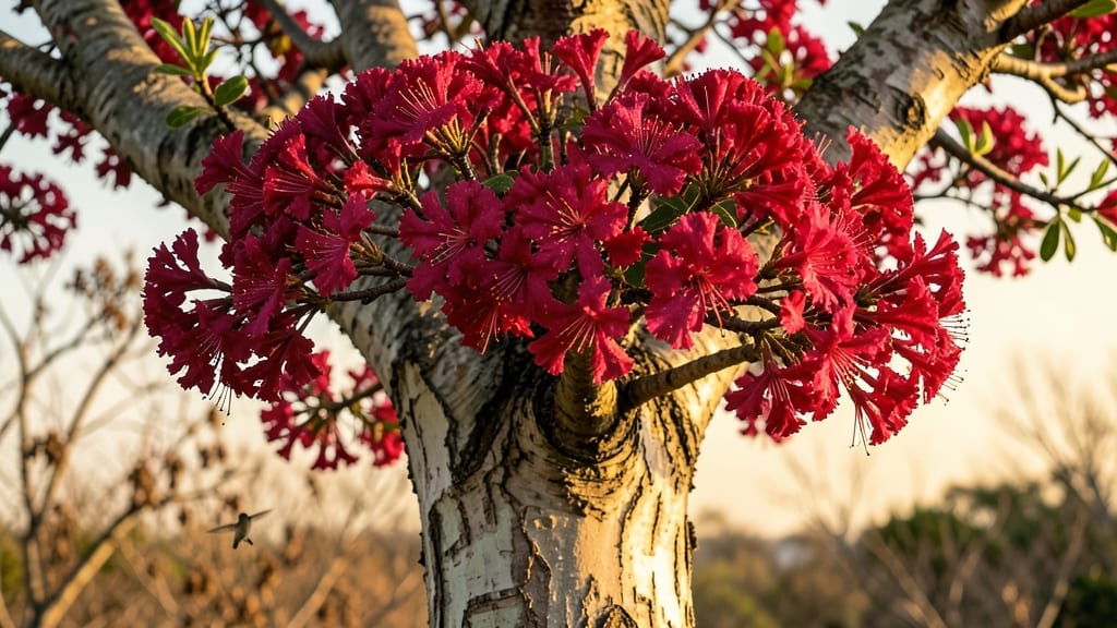 Crape Myrtle with Summer-Blooming Clusters