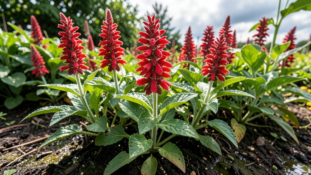 Bee Balm (Monarda Didyma): Hummingbird Magnet with Red Blooms