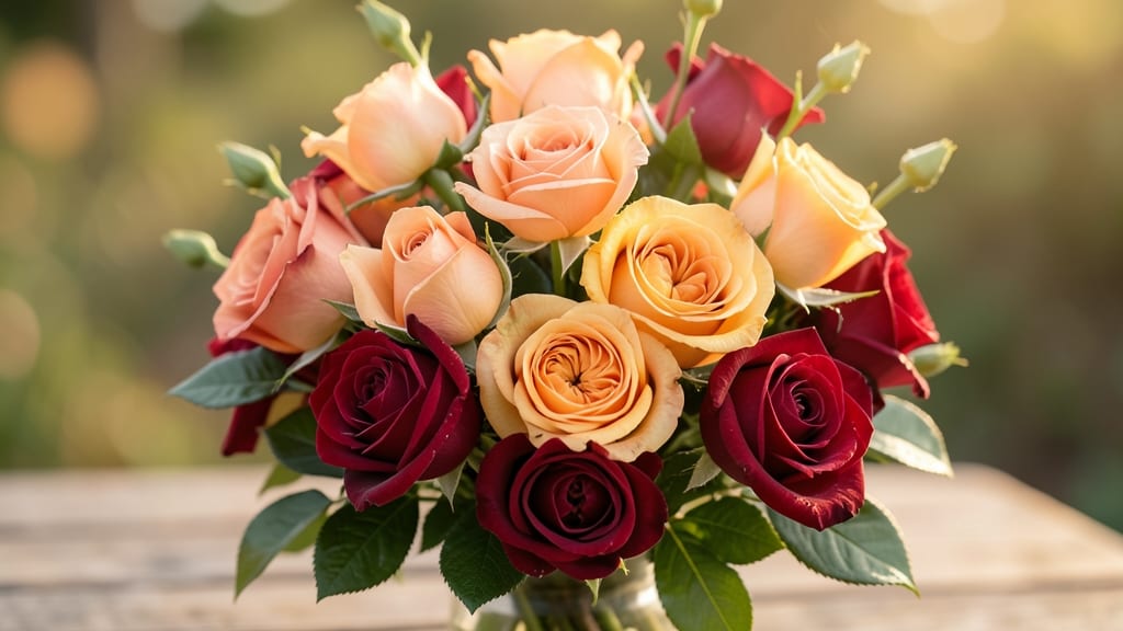 Classic June Roses in Vibrant Hues