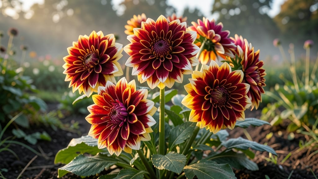 Dahlia Dinner Plate Series for Dramatic Foliage