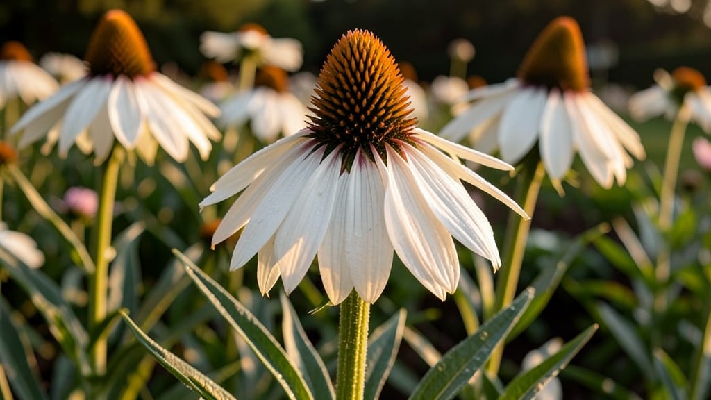 White Coneflower for Late-Season Bloom